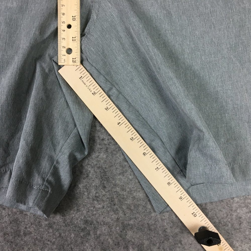 Magellan Shorts 36 Mens Fish Gear Gray Water Repellent Zipper Pocket Lightweight - Picture 7 of 15